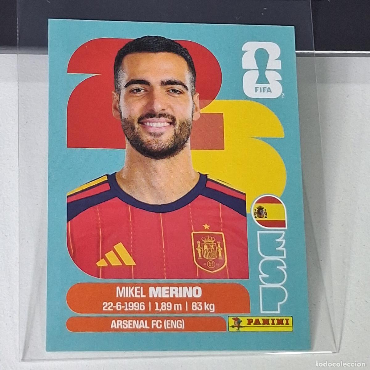 Cromos de F&uacute;tbol: B12 ESP14 MIKEL MERINO 14 ESPA&Ntilde;A ESP SPAIN ESPA&Ntilde;A MUNDIAL FIFA WORLD CUP 2026 STICKER PANINI