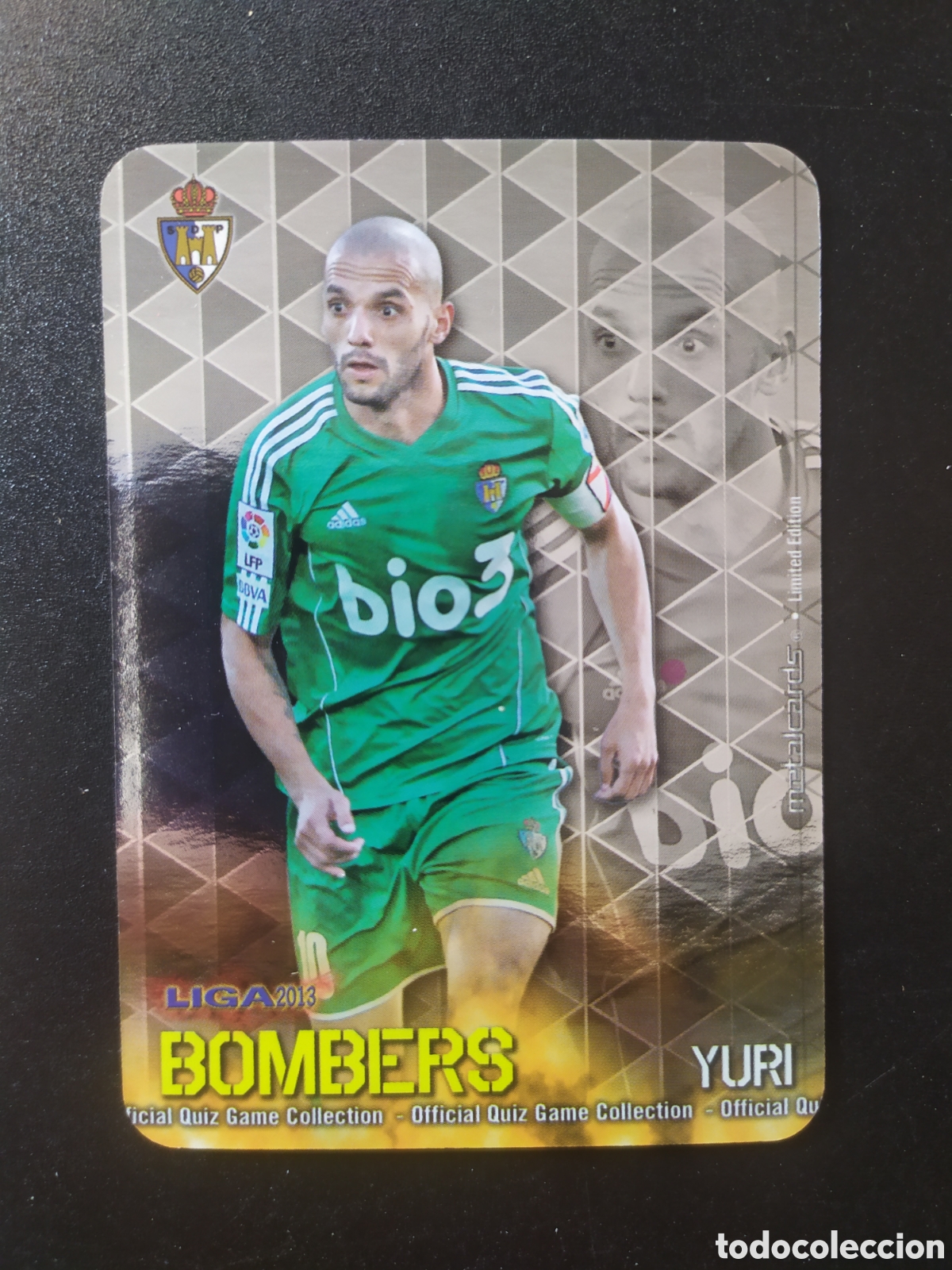 Cromos de F&uacute;tbol: Mundicromo fichas Liga 2012 2013 12 13 Yuri bombers limited edition liso Ponferradina