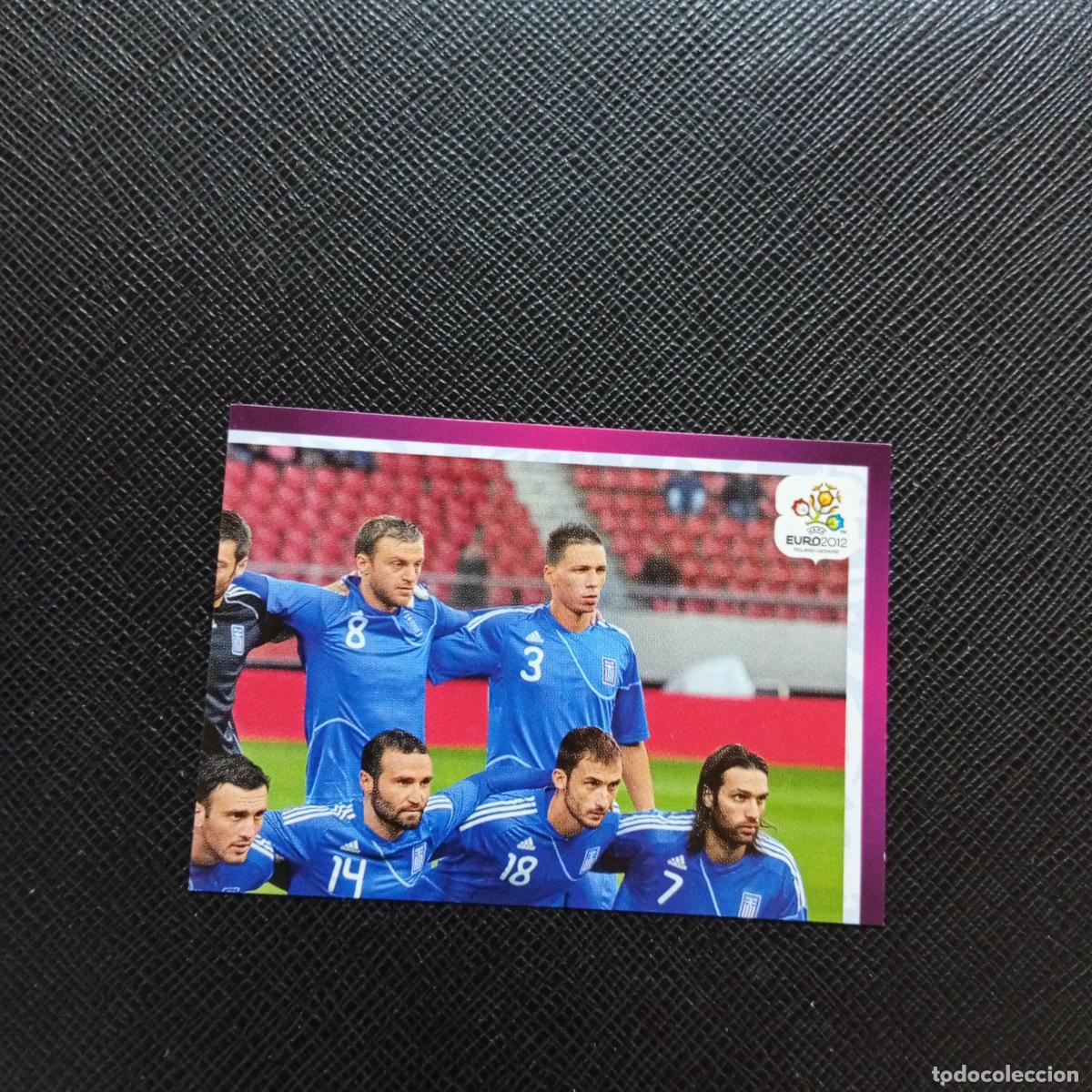 Cromos de F&uacute;tbol: 81 ALINEACION GRECIA PANINI EUROCOPA POLONIA 2012 FUTBOL EURO 12 - SIN PEGAR - A21 PG199