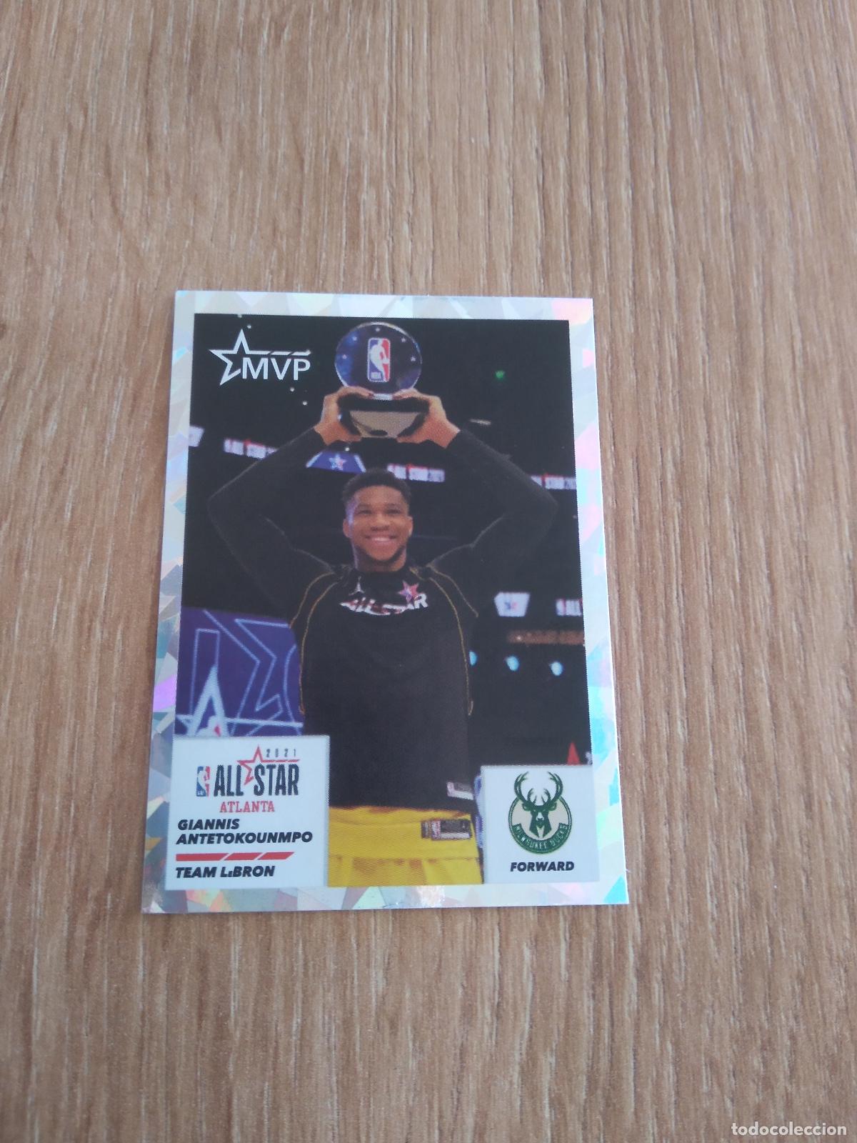 Cromos de F&uacute;tbol: 25 ANTETOKOUNMPO MILWAUKEE BUCKS ALL STAR CROMO PANINI BASKET BALONCESTO 2021-2022 NBA 21-22