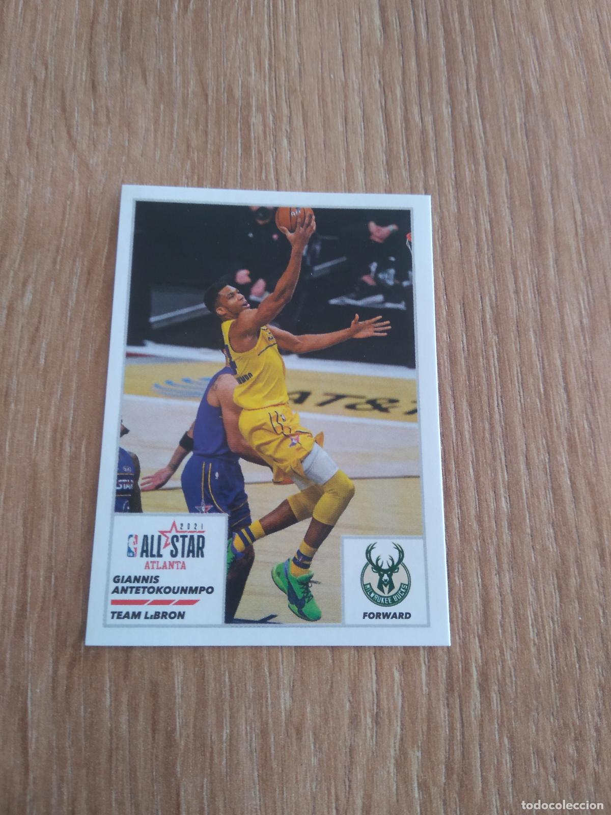 Cromos de F&uacute;tbol: 32 ANTETOKOUNMPO MILWAUKKE BUCKS ALL STAR CROMO PANINI BASKET BALONCESTO 2021-2022 NBA 21-22