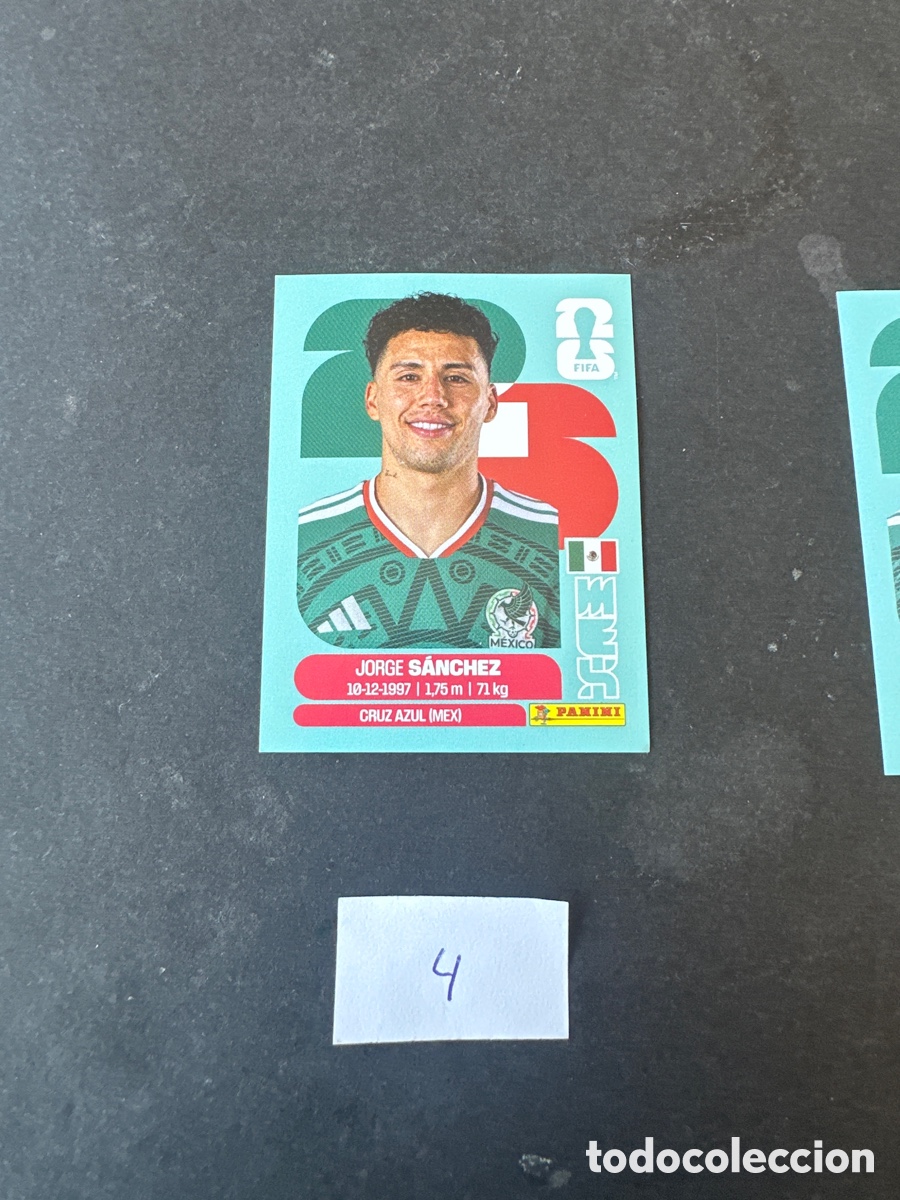 Cromos de F&uacute;tbol: Cromo de M&eacute;xico mundial 2026 n&uacute;mero 4, nuevo