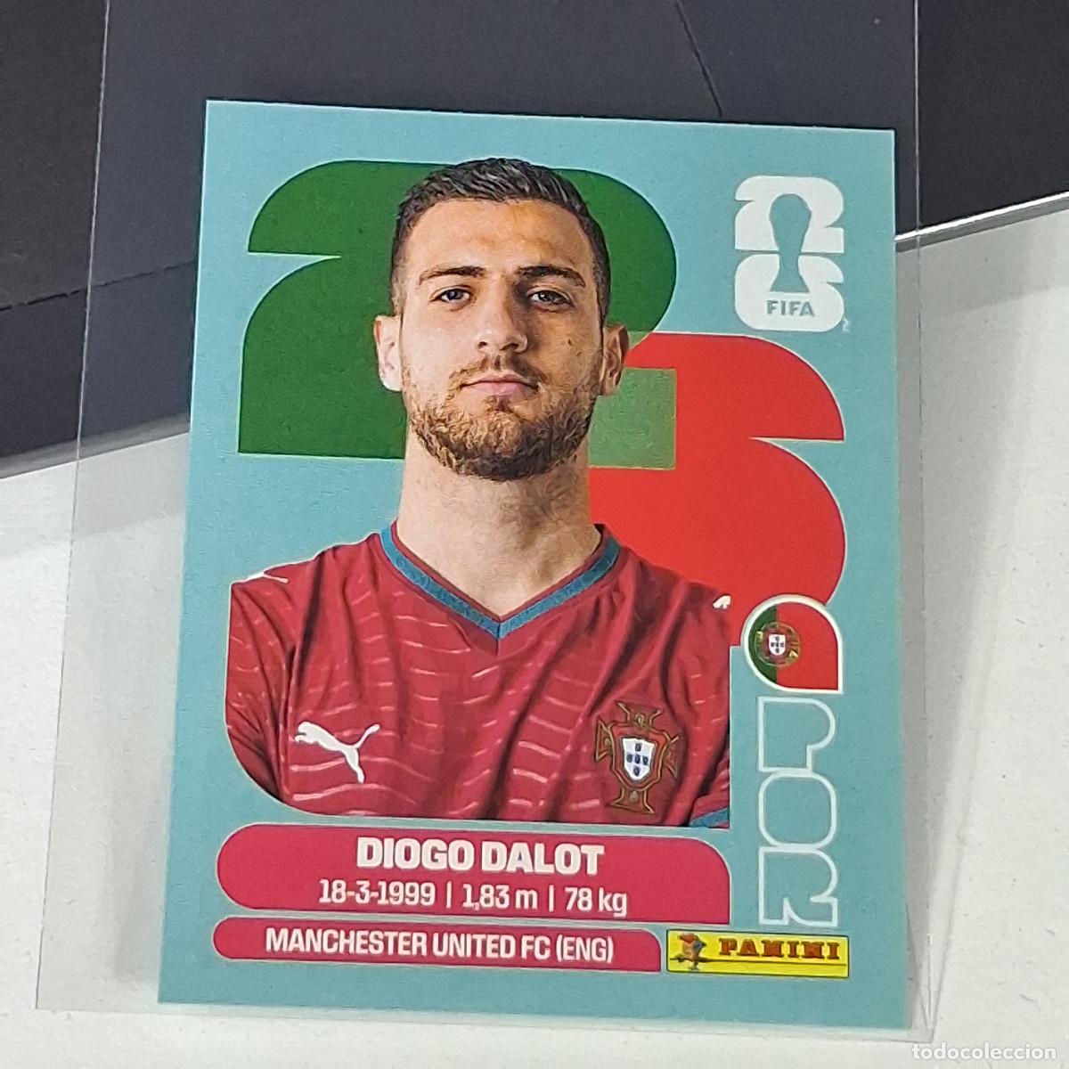 Cromos de F&uacute;tbol: B12 POR6 DIOGO DALOT 6 PORTUGAL POR MUNDIAL FIFA WORLD CUP 2026 STICKER PANINI