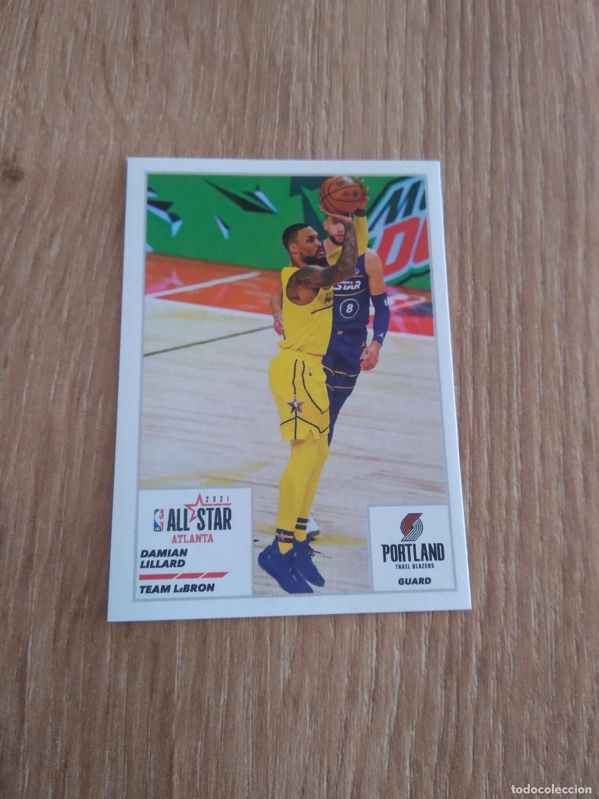 Cromos de F&uacute;tbol: 36 DAMIAN LILLARD PORTLAND BLAZERS ALL STAR CROMO PANINI BASKET BALONCESTO 2021-2022 NBA 21-22