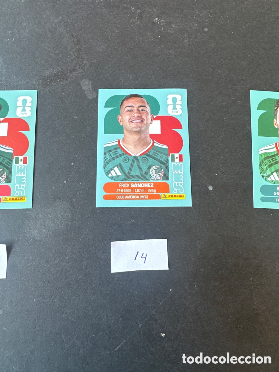 Cromos de F&uacute;tbol: Cromo de M&eacute;xico mundial 2026 n&uacute;mero 14, nuevo
