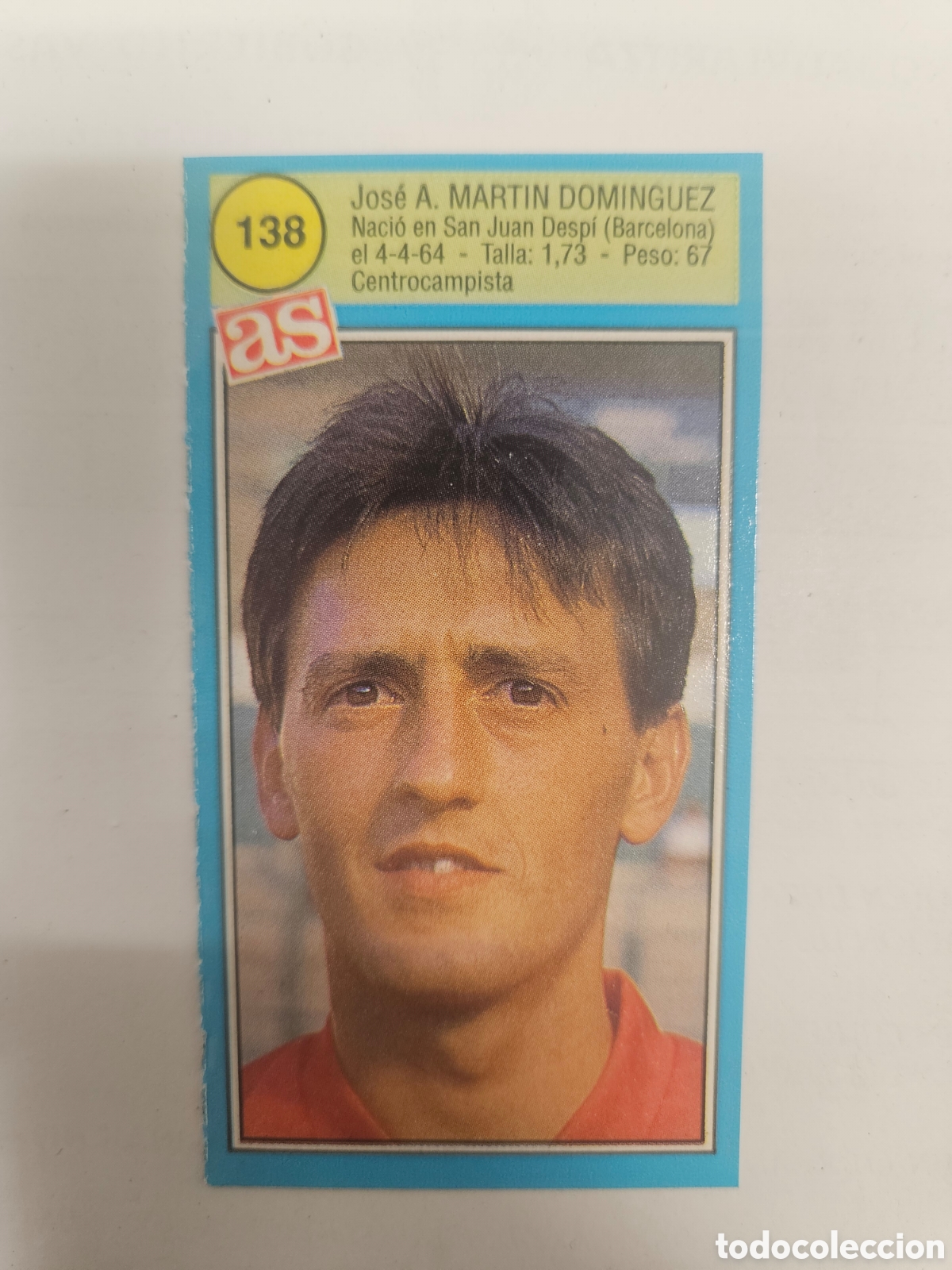 Cromos de F&uacute;tbol: MARTIN DOMINGUEZ OSASUNA AS 1990 1991 CROMO FUTBOL LIGA 90 91 - SIN PEGAR - 138