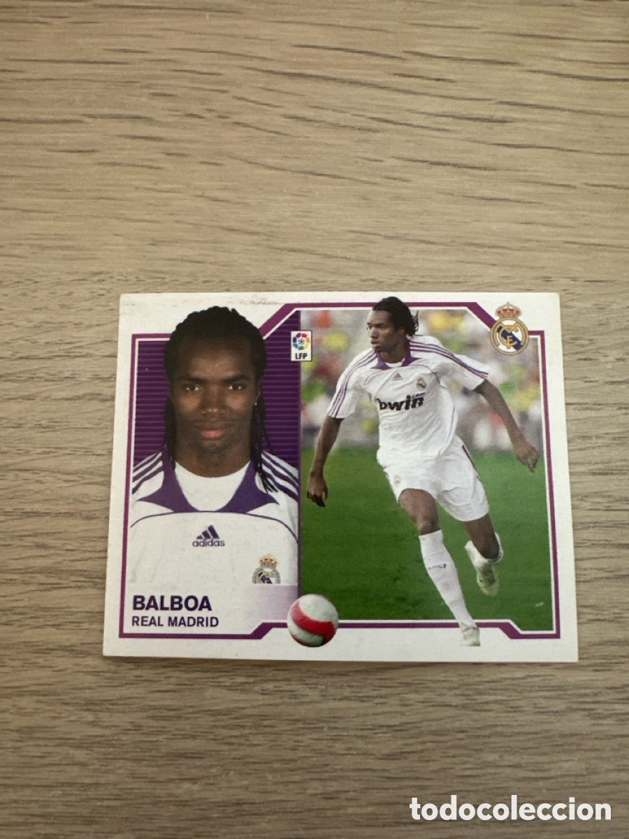 Figurine di Calcio: BALBOA COLOCA REAL MADRID EDICIONES ESTE LIGA 07-08 PANINI 2007 2008 SIN PEGAR