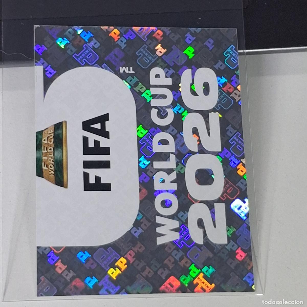 Cromos de F&uacute;tbol: B12 FWC2 FWC 2 OFFICIAL EMBLEM TROFEO MUNDIAL FIFA WORLD CUP 2026 STICKER PANINI