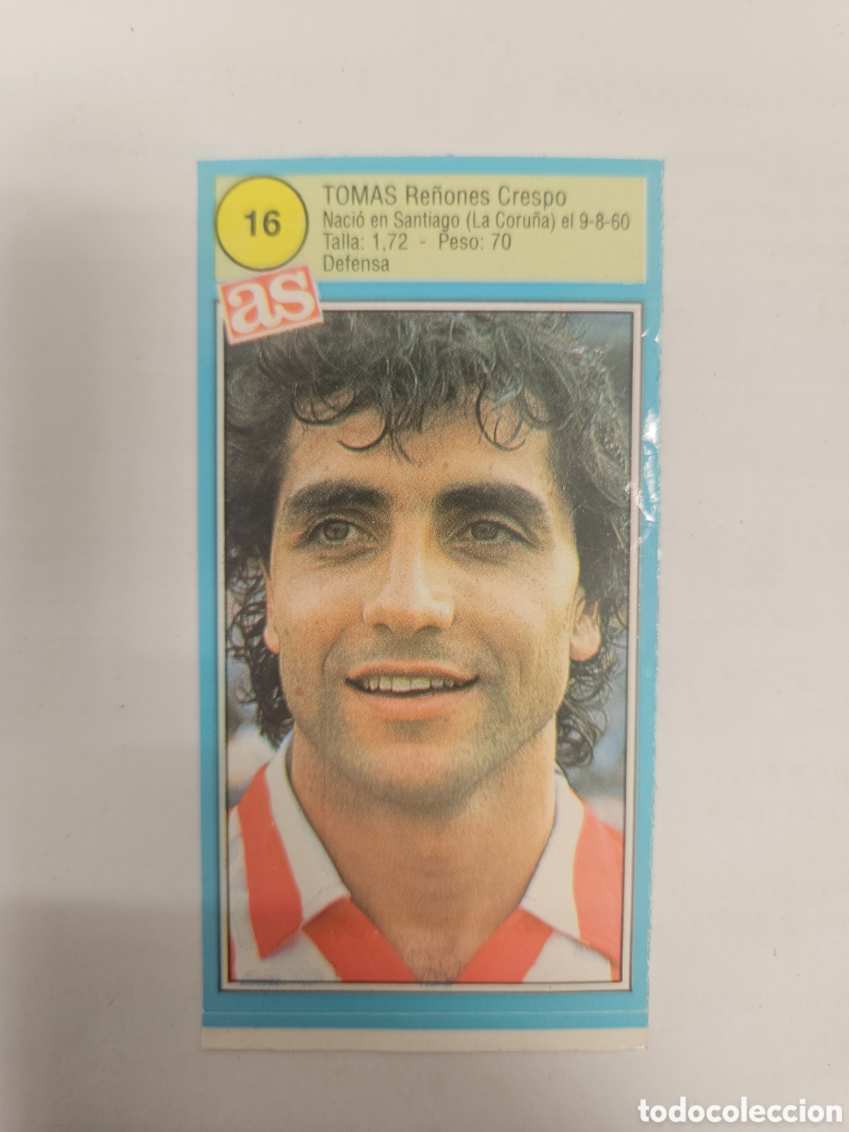 Cromos de F&uacute;tbol: 16 TOMAS...ATLETICO DE MADRID ASES DE LA LIGA 90/91