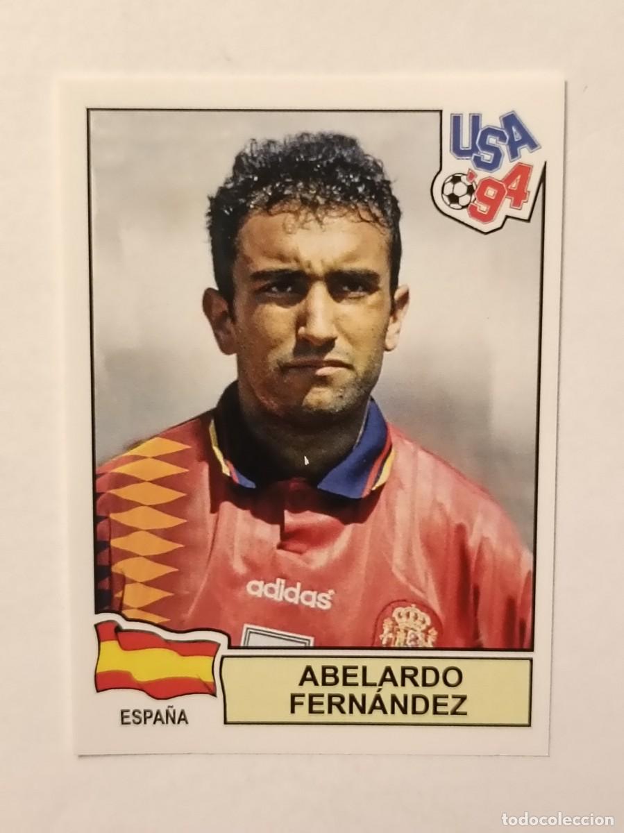 Cromos de F&uacute;tbol: ABELARDO FERNANDEZ (ESPA&Ntilde;A) MUNDIAL USA 94 PANINI