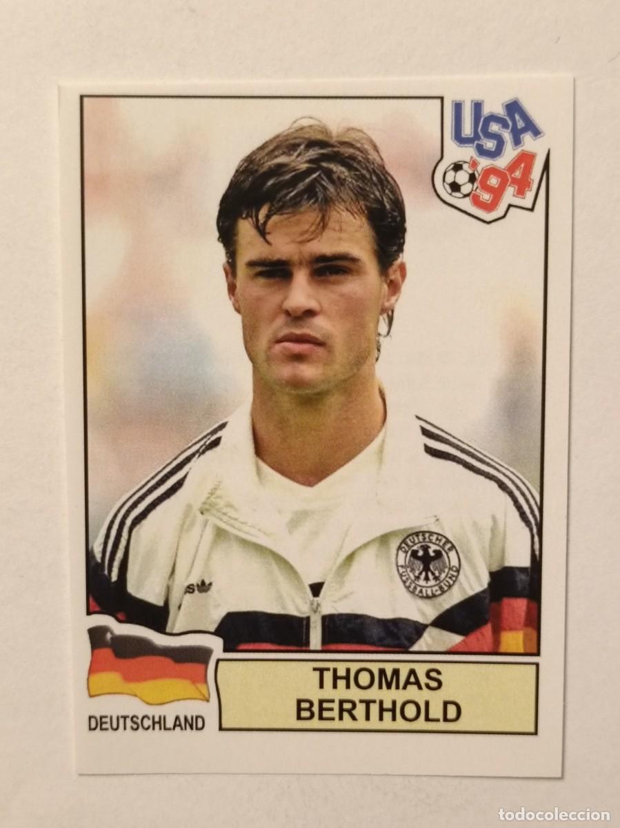 Cartes &agrave; collectionner de Football: THOMAS BERTHOLD (ALEMANIA) MUNDIAL USA 94 PANINI