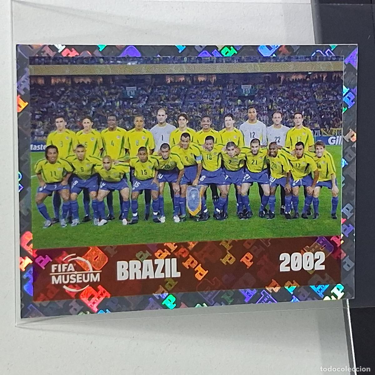 Figurine di Calcio: B12 FWC16 BRAZIL 2002 BRASIL FIFA HISTORY FWC 16 MUNDIAL FIFA WORLD CUP 2026 STICKER PANINI