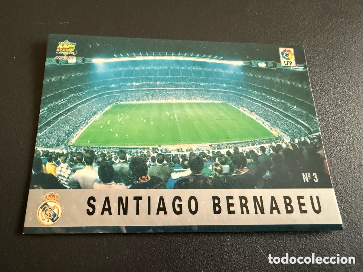 Figurine di Calcio: MUNDICROMO 97-98. n 3. Santiago Bernab&eacute;u
