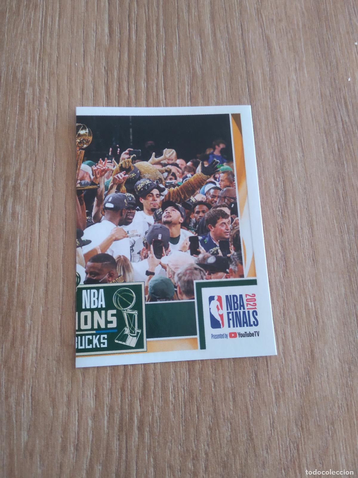 Cromos de Futebol: 82 CHAMPIONS MILWAUKEE BUCKS CROMO PANINI BASKET BALONCESTO 2021-2022 NBA 21-22