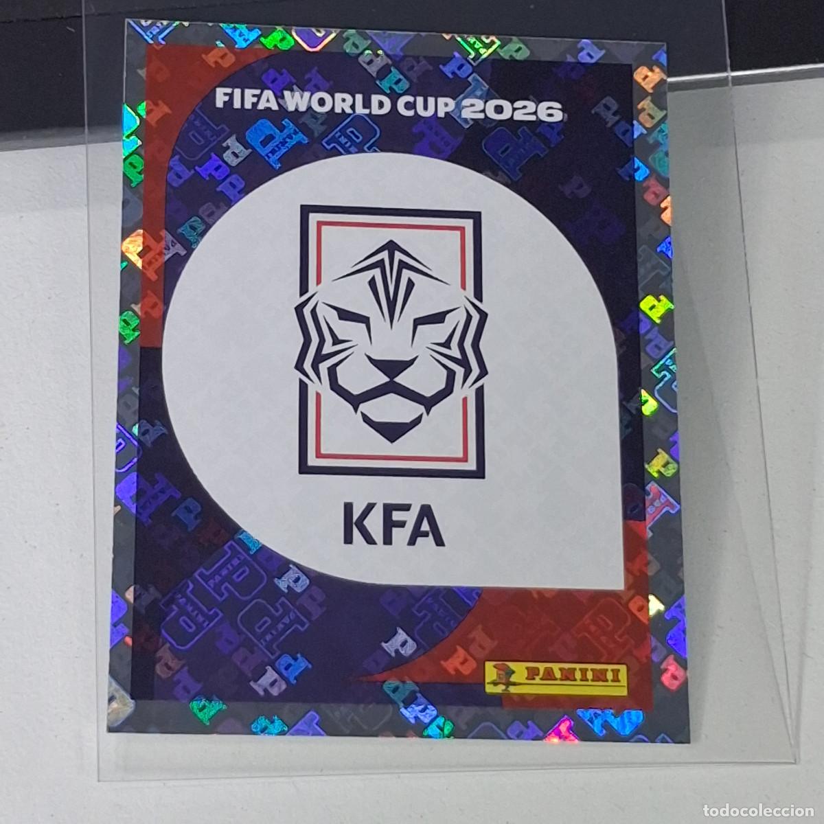 Cromos de Futebol: B12 KOR 1 KOR1 ESCUDO LOGO BADGE COREA DEL SUR KOREA MUNDIAL FIFA WORLD CUP 2026 STICKER PANINI