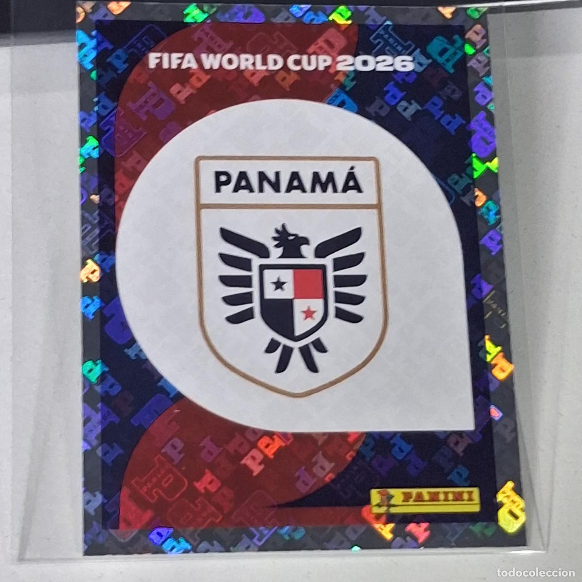 Cromos de Futebol: B12 PAN1 PAN 1 ESCUDO EMBLEM ESCUDO 1 PANAM&Aacute; MUNDIAL FIFA WORLD CUP 2026 STICKER PANINI