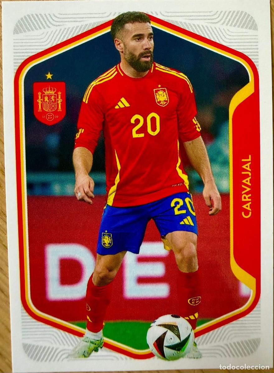 Cartes &agrave; collectionner de Football: 16 DANI CARVAJAL SELECCION ESPA&Ntilde;OLA CARREFOUR ESPA&Ntilde;A 2026 26 STICKER SIN PEGAR PANINI
