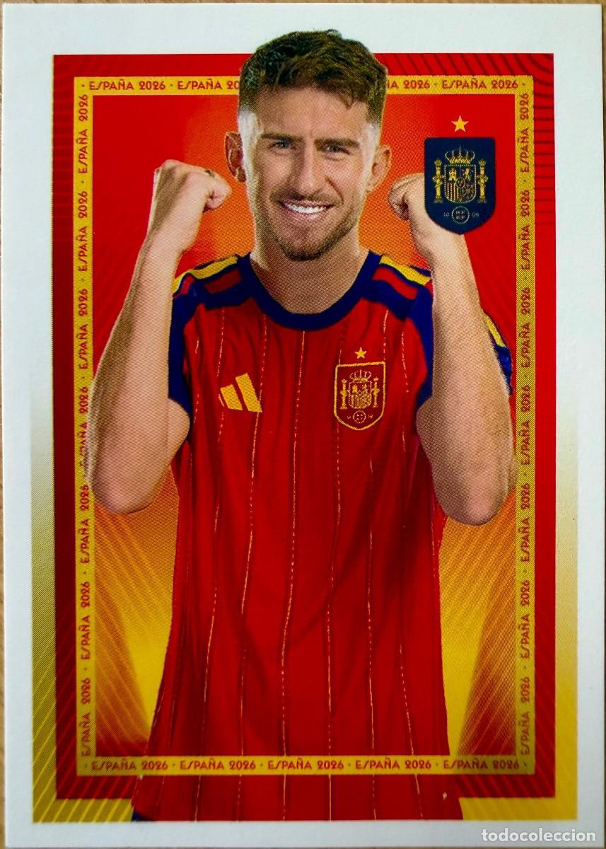 Cromos de Futebol: 19 LAPORTE SELECCION ESPA&Ntilde;OLA CARREFOUR ESPA&Ntilde;A 2026 26 STICKER SIN PEGAR PANINI