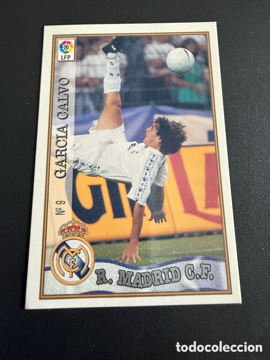 Cromos de Futebol: MUNDICROMO 97-98. n 9. GARC&Iacute;A CALVO
