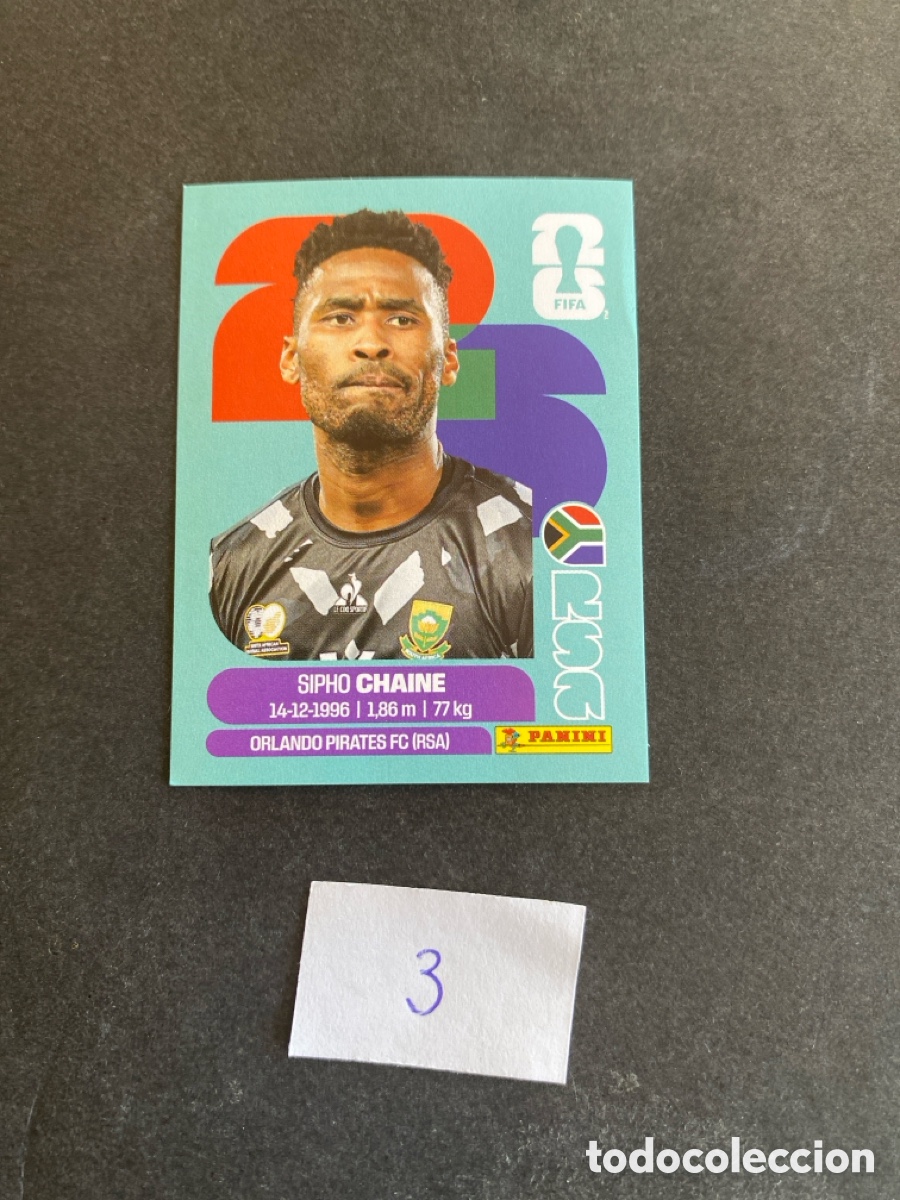 Cromos de Futebol: Cromo Sud&aacute;frica Mundial 2026 N* 3 nuevo