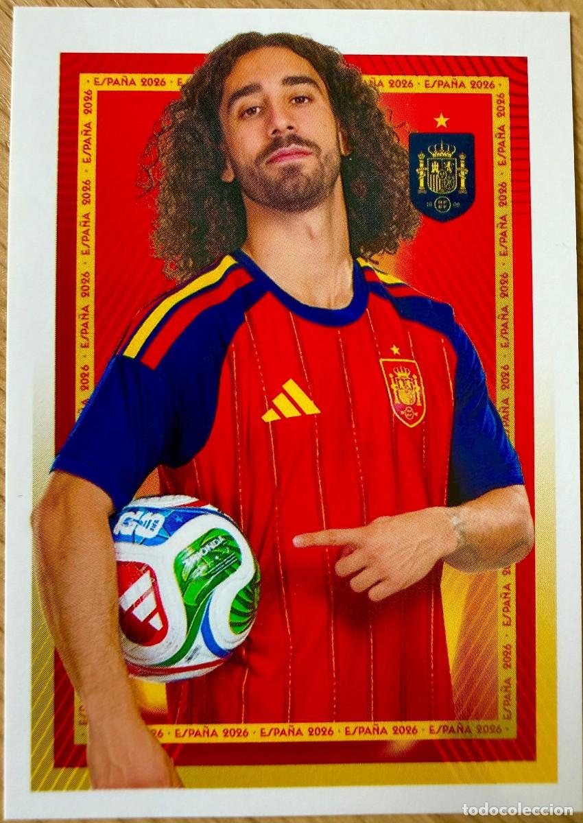 Cartes &agrave; collectionner de Football: 27 CUCURELLA SELECCION ESPA&Ntilde;OLA CARREFOUR ESPA&Ntilde;A 2026 26 STICKER SIN PEGAR PANINI