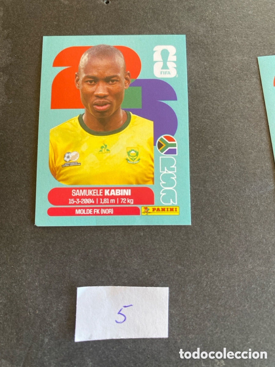Cartes &agrave; collectionner de Football: Cromo Sud&aacute;frica Mundial 2026 N* 5 nuevo