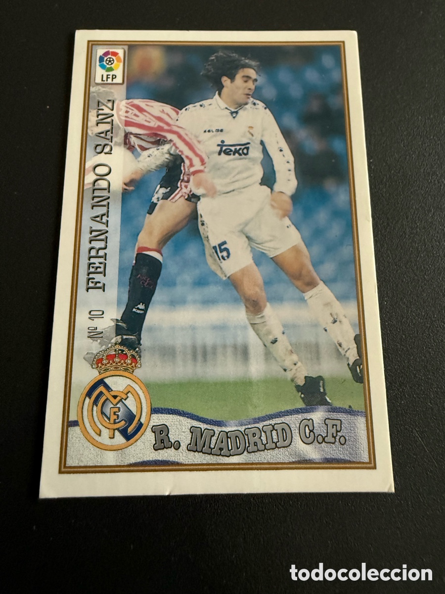 Cartes &agrave; collectionner de Football: MUNDICROMO 97-98. n 10. FERNANDO SANZ