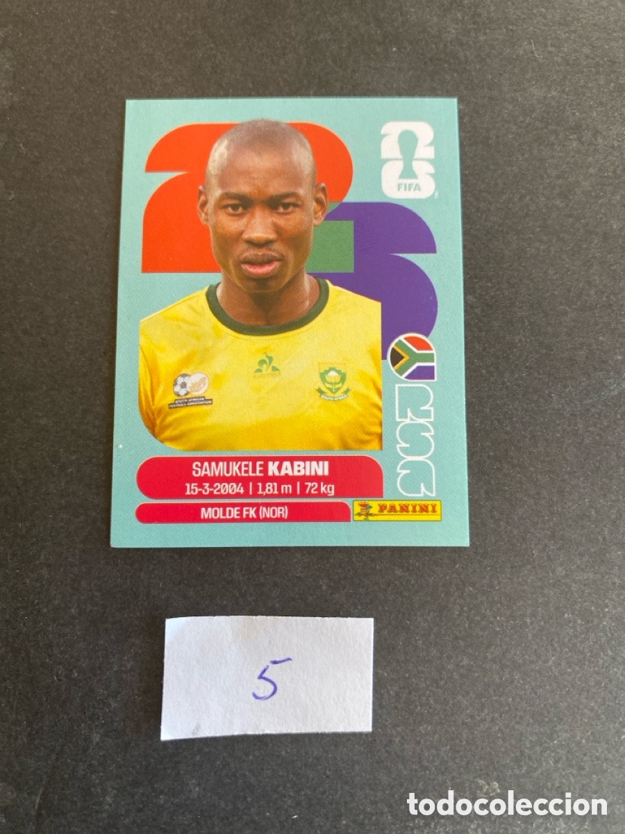 Cartes &agrave; collectionner de Football: Cromo Sud&aacute;frica Mundial 2026 N* 5 nuevo