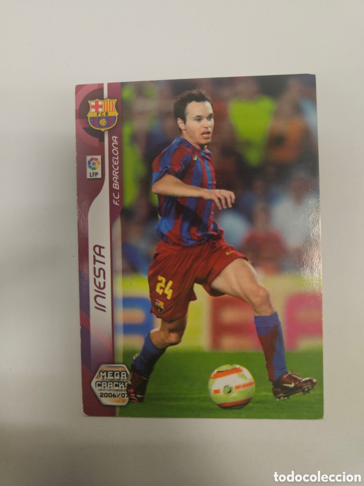 Cartes &agrave; collectionner de Football: MEGACRACKS 2006/07 CARD INIESTA FC BARCELONA # 50 PANINI