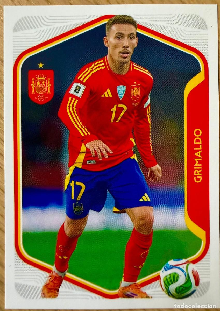 Cromos de F&uacute;tbol: 29 GRIMALDO SELECCION ESPA&Ntilde;OLA CARREFOUR ESPA&Ntilde;A 2026 26 STICKER SIN PEGAR PANINI