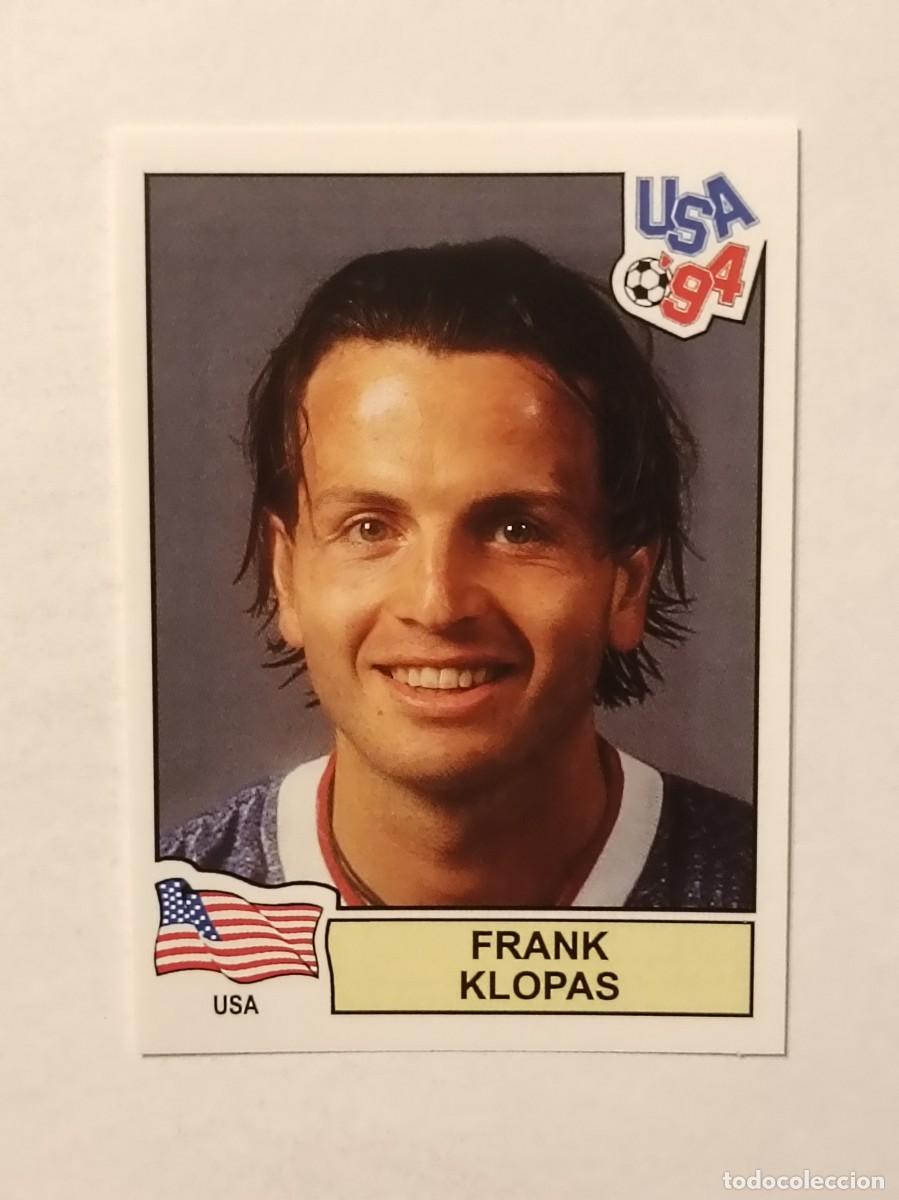 Cromos de F&uacute;tbol: FRANK KLOPAS (ESTADOS UNIDOS) MUNDIAL USA 94 PANINI