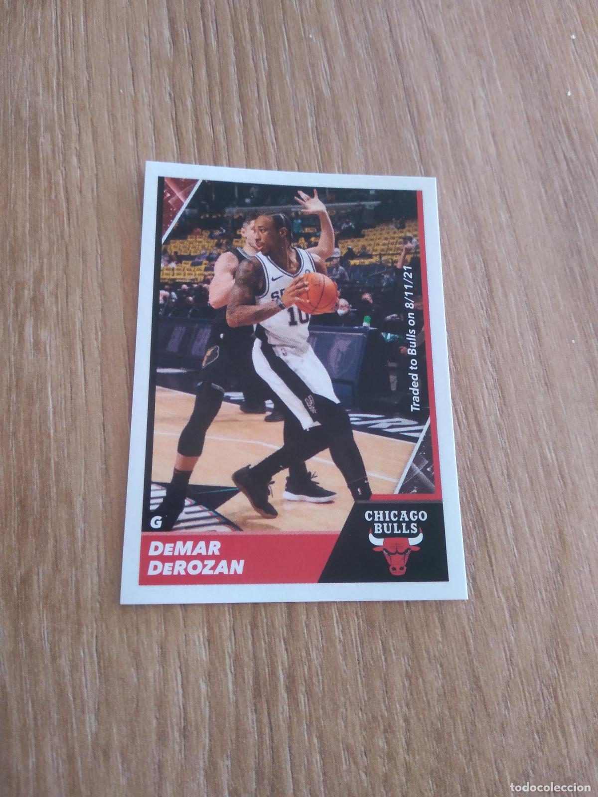 Cromos de F&uacute;tbol: 166 DEMAR DEROZAN CHICAGO BULLS CROMO PANINI BASKET BALONCESTO 2021-2022 NBA 21-22