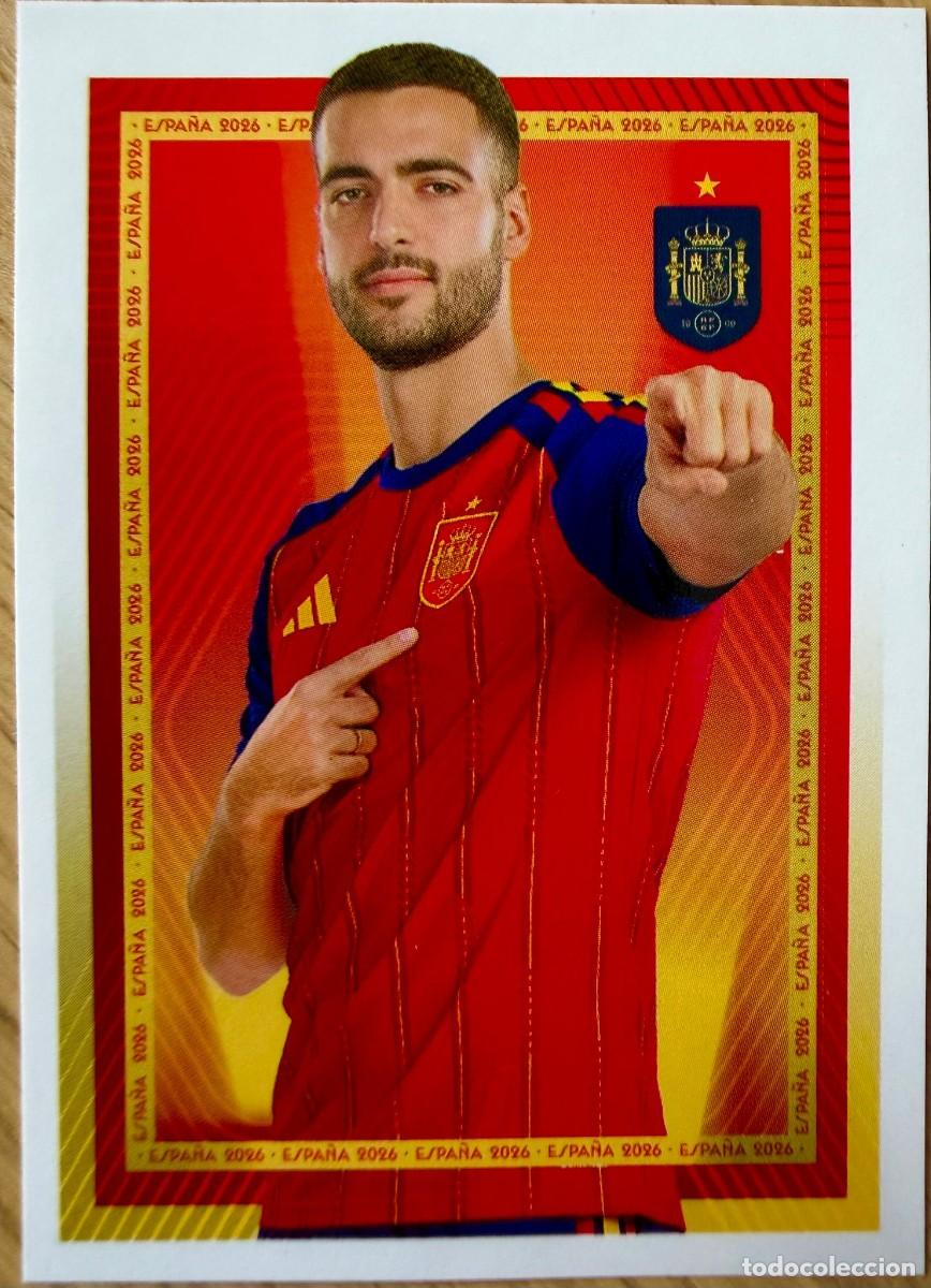 Cromos de F&uacute;tbol: 41 MIKEL MERINO SELECCION ESPA&Ntilde;OLA CARREFOUR ESPA&Ntilde;A 2026 26 STICKER SIN PEGAR PANINI