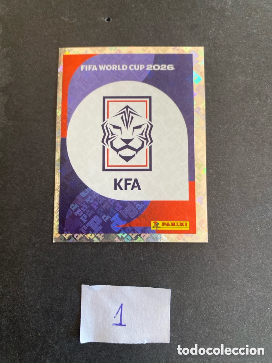 Cartes &agrave; collectionner de Football: Cromo Korea Mundial 2026 N* 1 nuevo