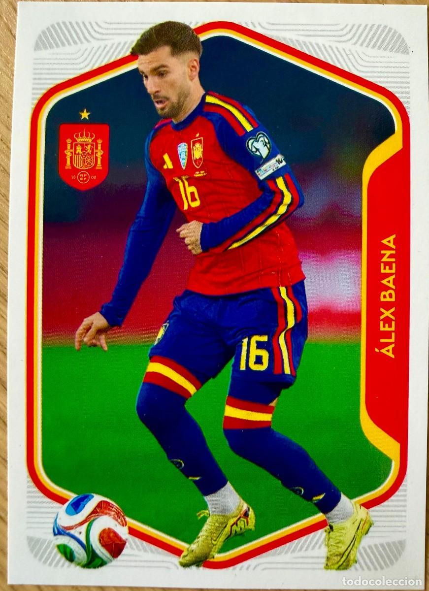 Cartes &agrave; collectionner de Football: 44 ALEX BAENA SELECCION ESPA&Ntilde;OLA CARREFOUR ESPA&Ntilde;A 2026 26 STICKER SIN PEGAR PANINI