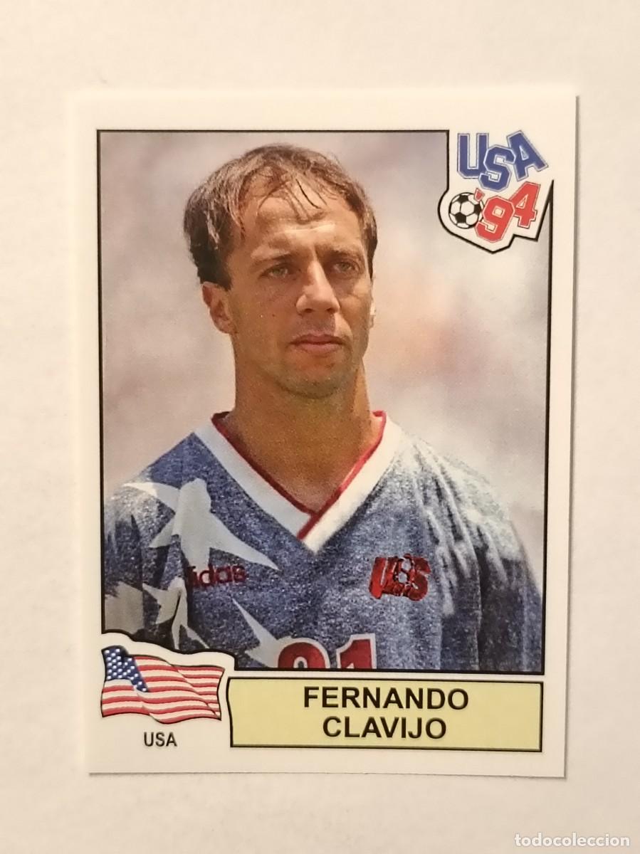 Cartes &agrave; collectionner de Football: FERNANDO CLAVIJO (ESTADOS UNIDOS) MUNDIAL USA 94 PANINI