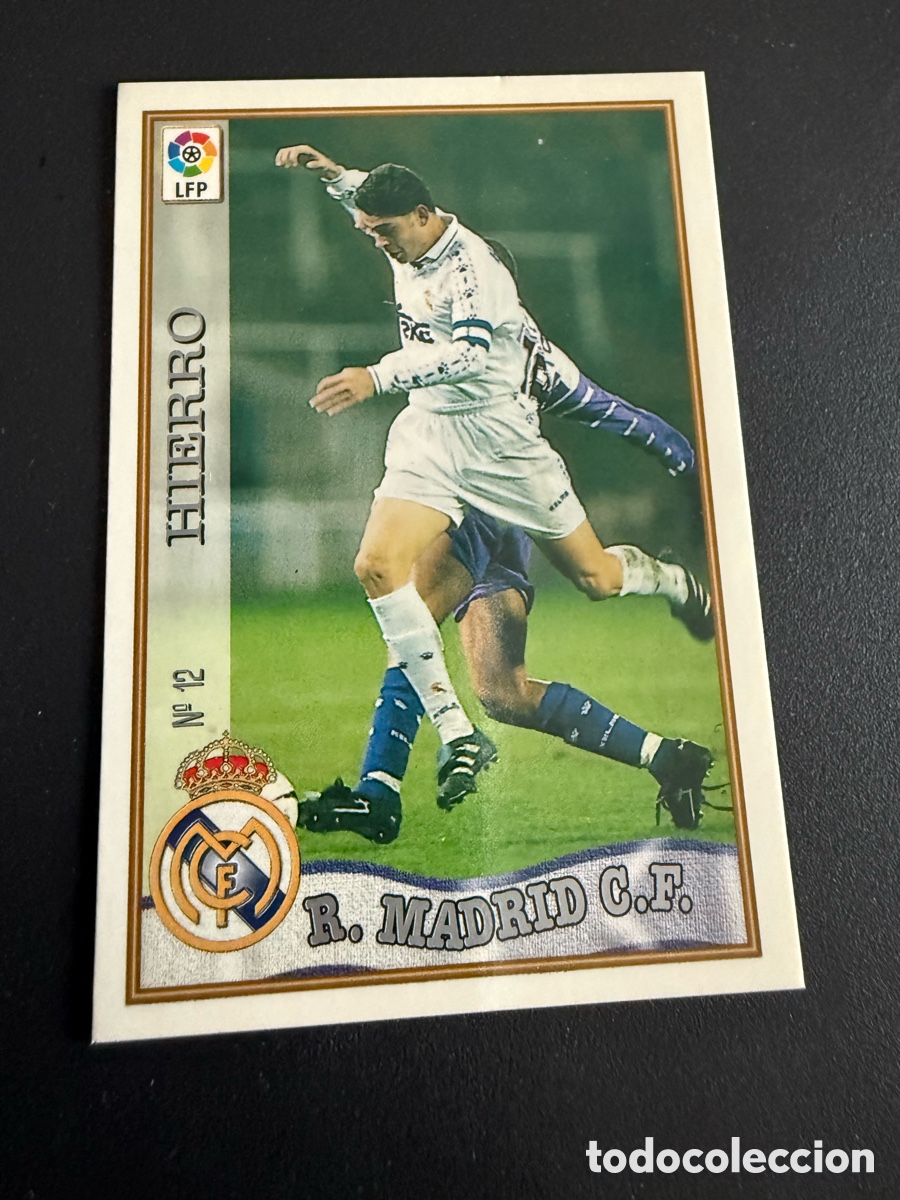 Cartes &agrave; collectionner de Football: MUNDICROMO 97-98. n 12. HIERRO