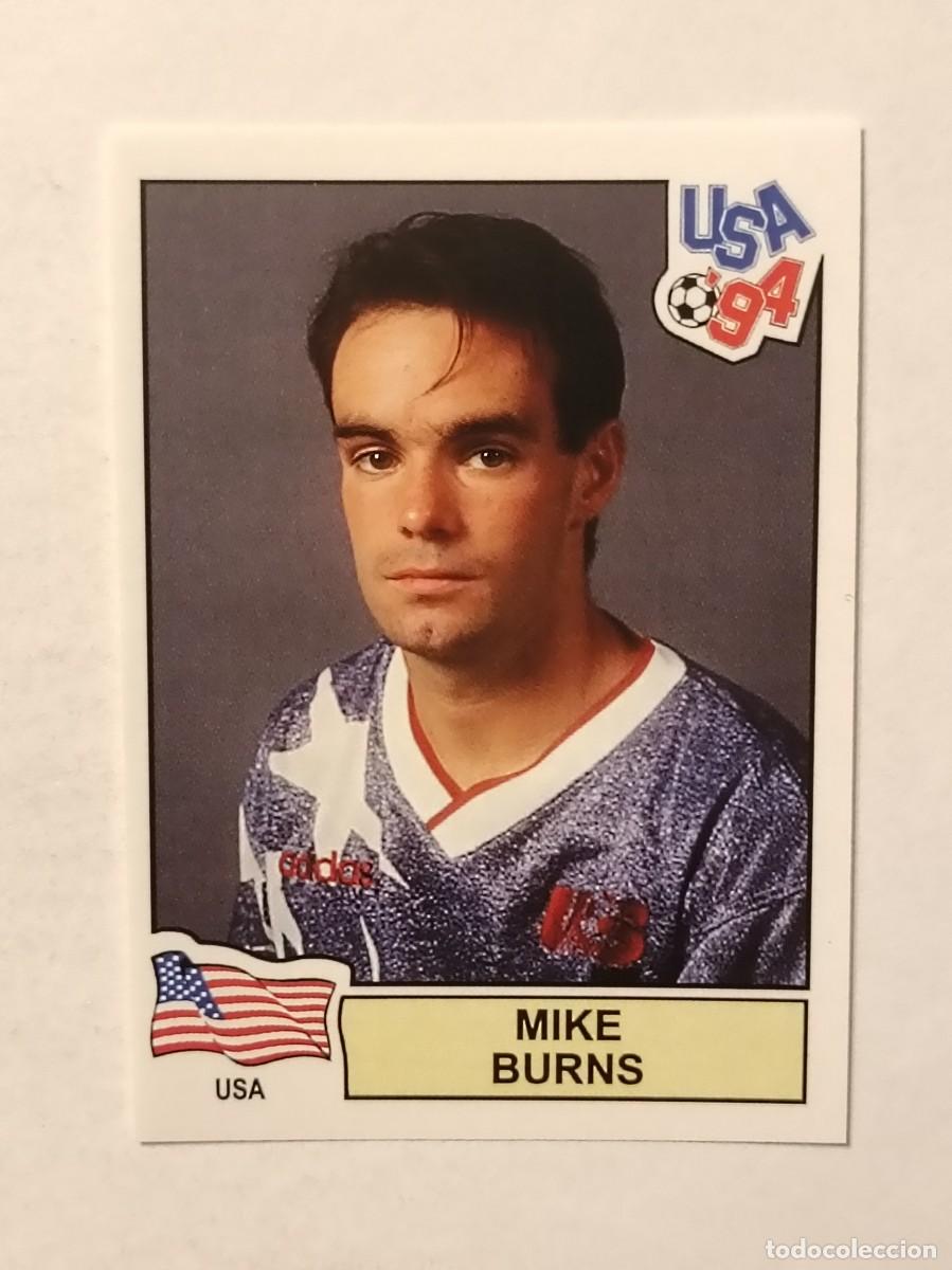 Cartes &agrave; collectionner de Football: MIKE BURNS (ESTADOS UNIDOS) MUNDIAL USA 94 PANINI