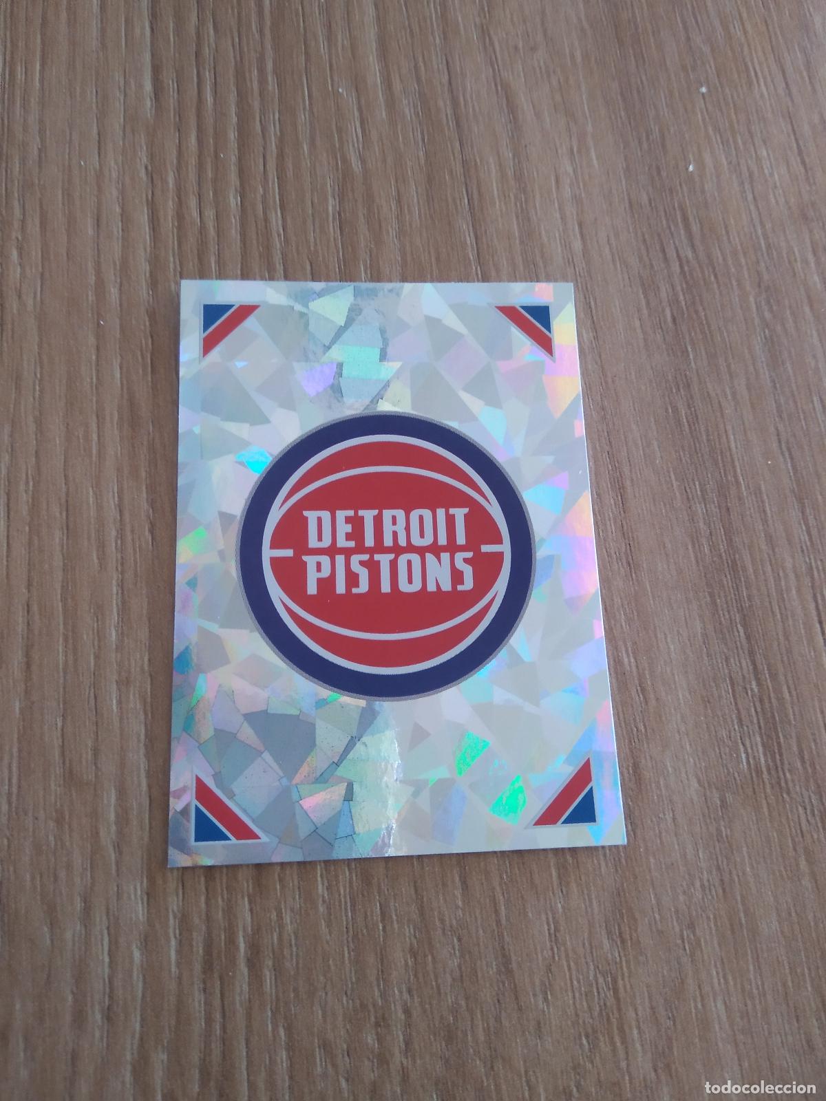 Cromos de F&uacute;tbol: 183 ESCUDO DETROIT PISTONS CROMO PANINI BASKET BALONCESTO 2021-2022 NBA 21-22