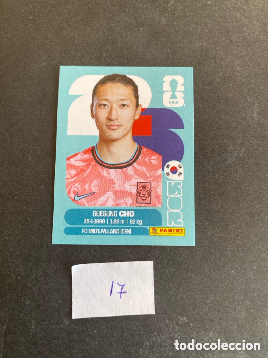 Cromos de F&uacute;tbol: Cromo Korea Mundial 2026 N* 17 nuevo