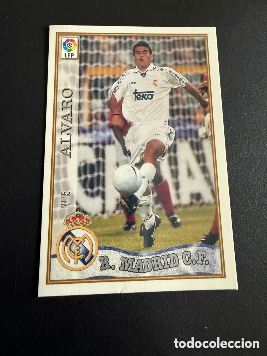 Cromos de F&uacute;tbol: MUNDICROMO 97-98. n 15. &Aacute;LVARO