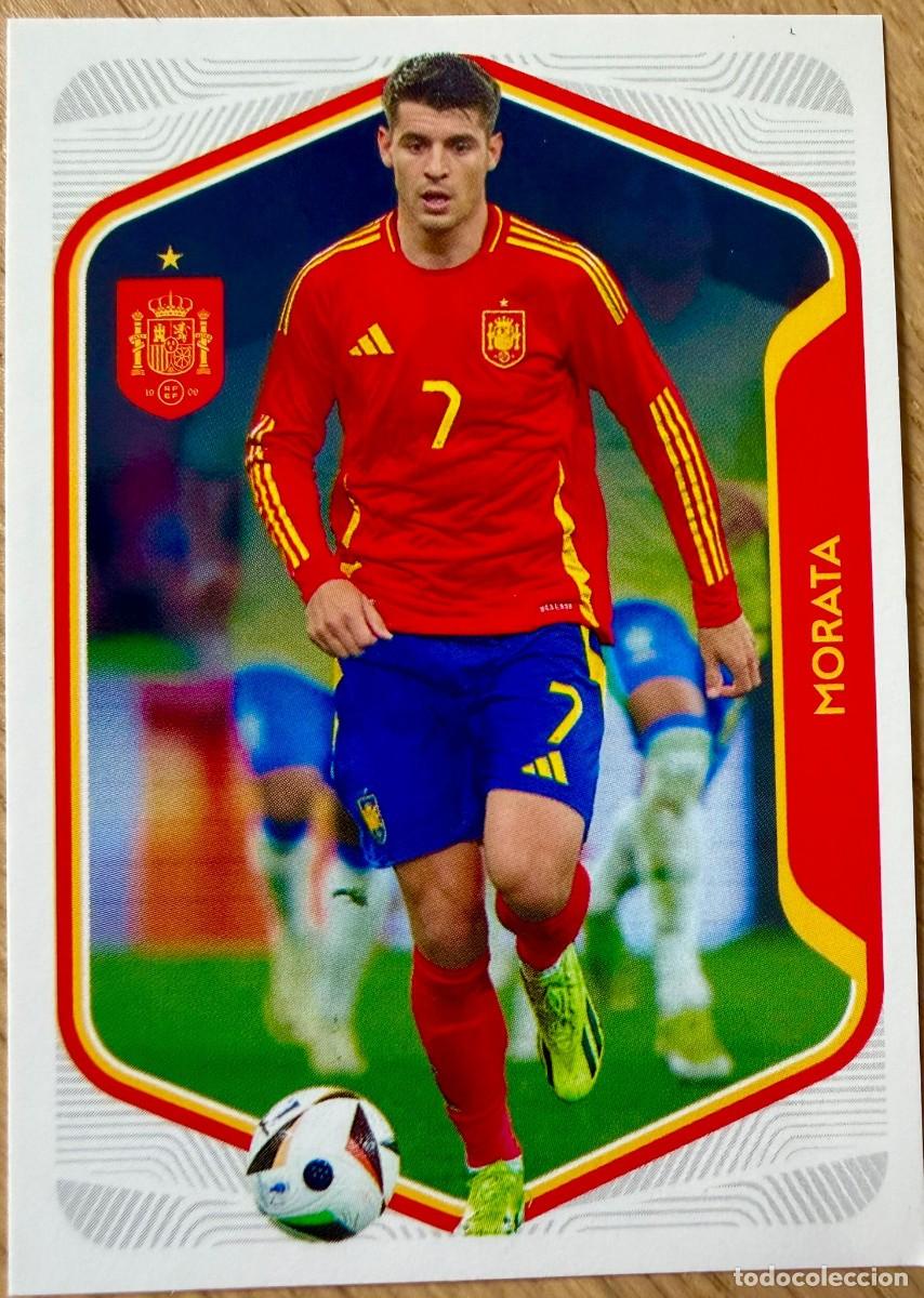 Cromos de F&uacute;tbol: 55 MORATA SELECCION ESPA&Ntilde;OLA CARREFOUR ESPA&Ntilde;A 2026 26 STICKER SIN PEGAR PANINI