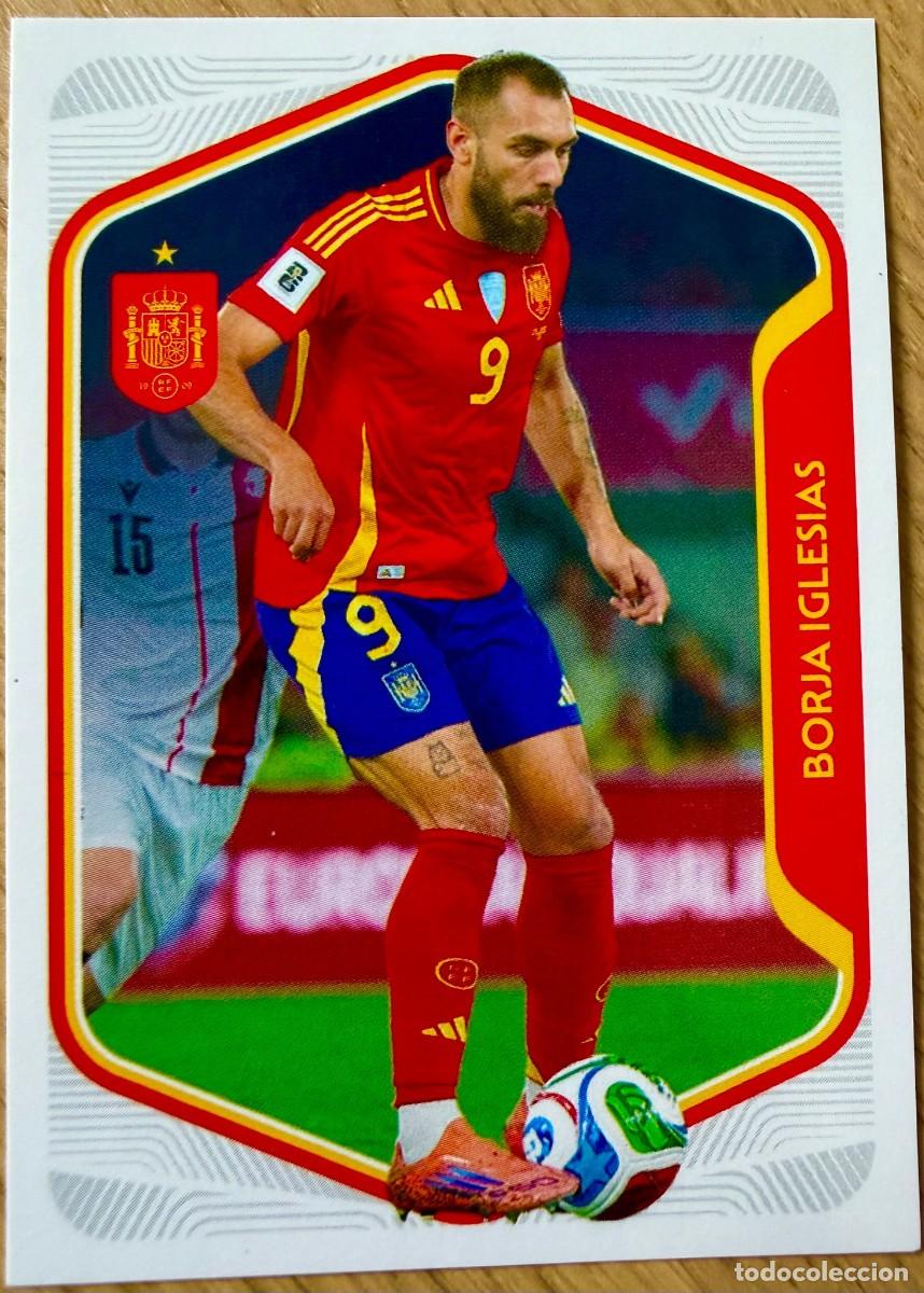 Cromos de F&uacute;tbol: 56 BORJA IGLESIAS SELECCION ESPA&Ntilde;OLA CARREFOUR ESPA&Ntilde;A 2026 26 STICKER SIN PEGAR PANINI