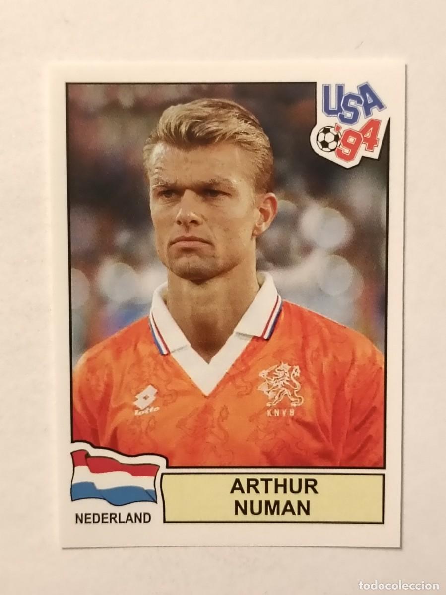 Cromos de F&uacute;tbol: ARTHUR NUMAN (HOLANDA) MUNDIAL USA 94 PANINI