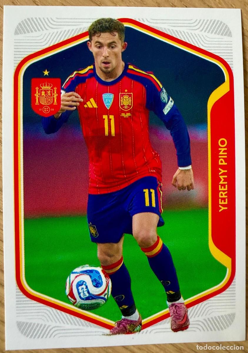 Cromos de F&uacute;tbol: 58 YEREMI PINO SELECCION ESPA&Ntilde;OLA CARREFOUR ESPA&Ntilde;A 2026 26 STICKER SIN PEGAR PANINI