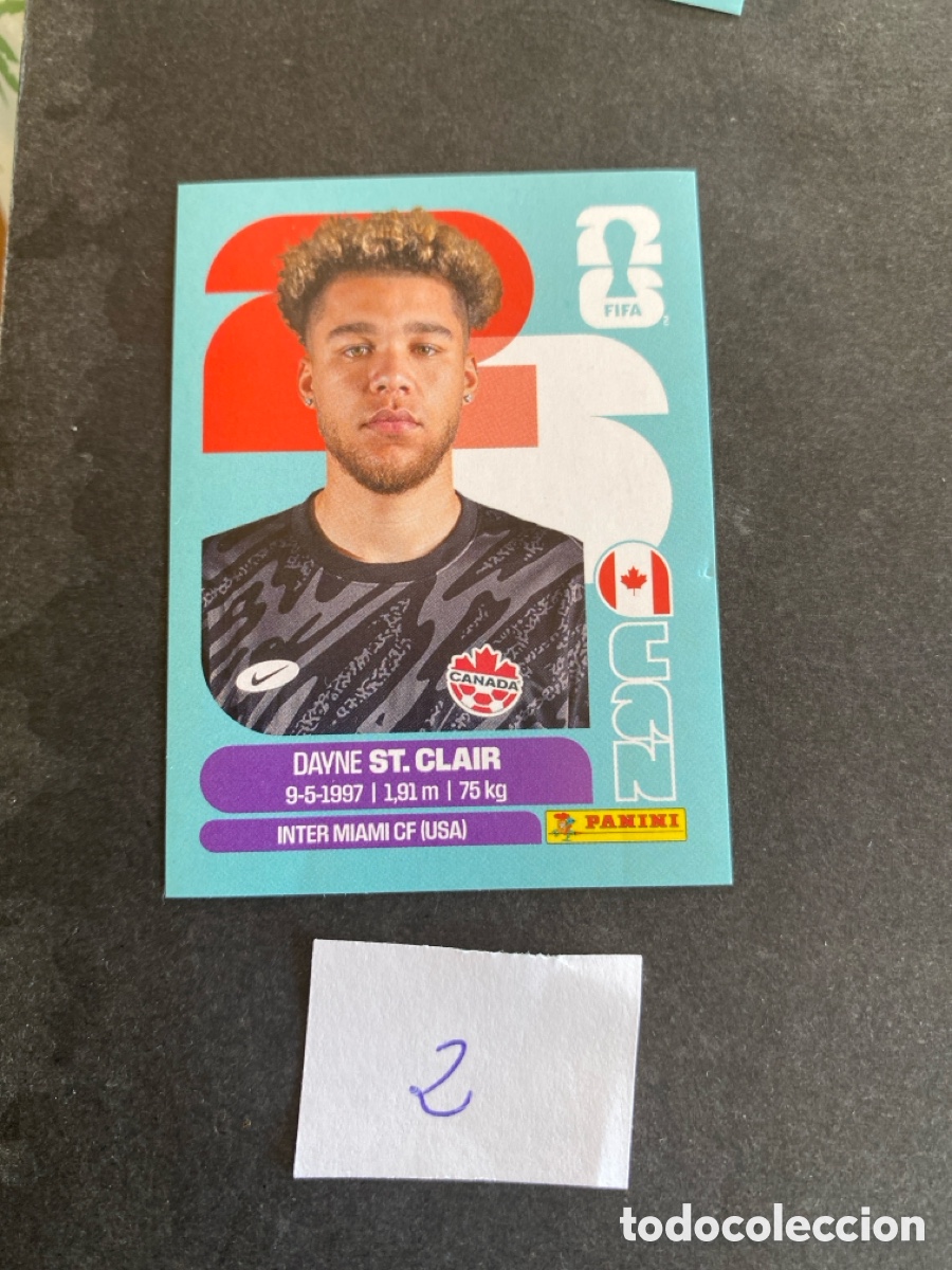 Cromos de F&uacute;tbol: Cromo Canada Mundial 2026 N* 2 nuevo