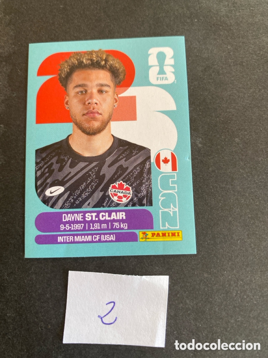 Cromos de F&uacute;tbol: Cromo Canada Mundial 2026 N* 2 nuevo