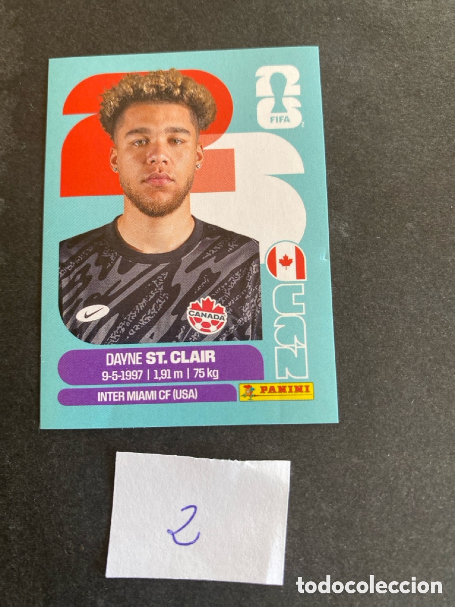Cromos de F&uacute;tbol: Cromo Canada Mundial 2026 N* 2 nuevo
