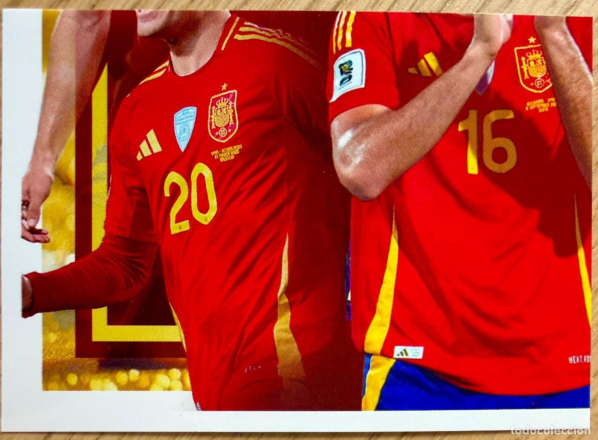 Football Stickers: 63 MOSAICO TRIPTICO SELECCION ESPA&Ntilde;OLA CARREFOUR ESPA&Ntilde;A 2026 26 STICKER SIN PEGAR PANINI