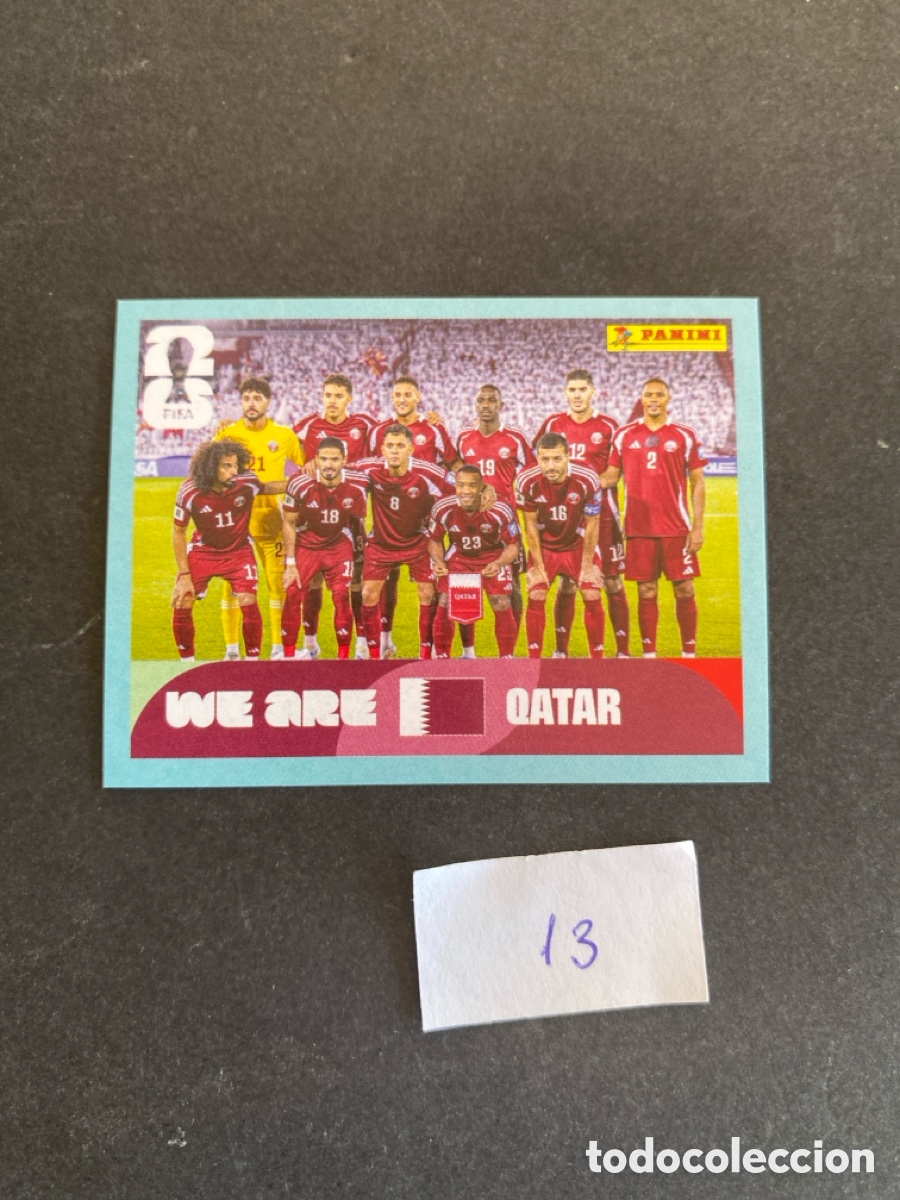 Football Stickers: Cromo Qatar Mundial 2026 N* 13 nuevo